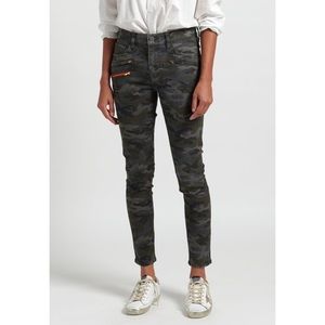 Etienne Marcel Low-rise Skinny Camo Jeans